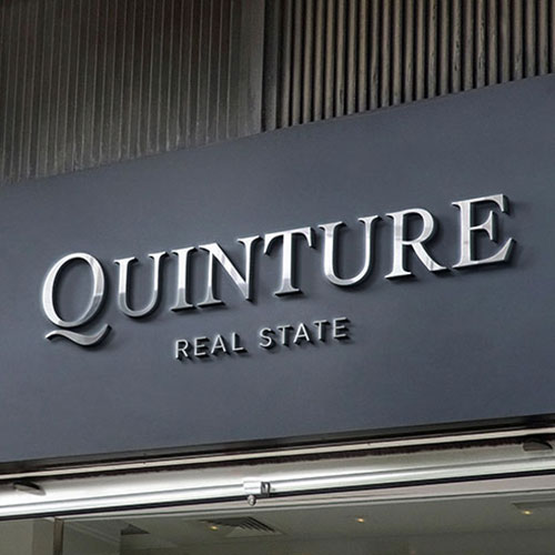 Quinture Real State Outdoor Signs in DFW, FL
